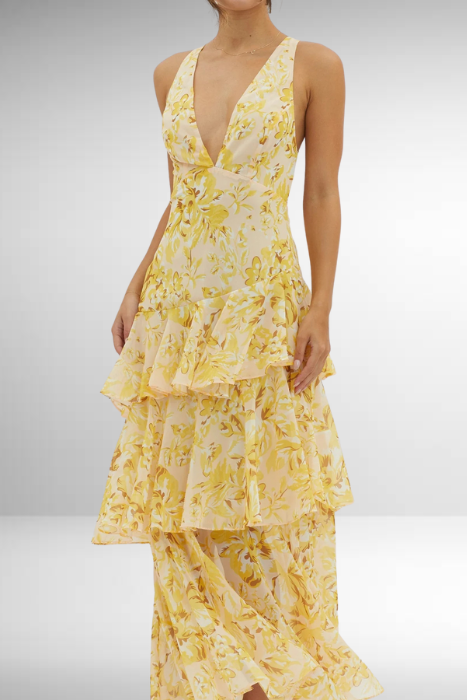 Serenita | Women’s Chiffon Maxi Dress