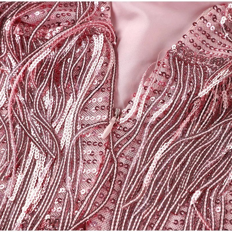 Elowen | Women’s Feather Mini Dress