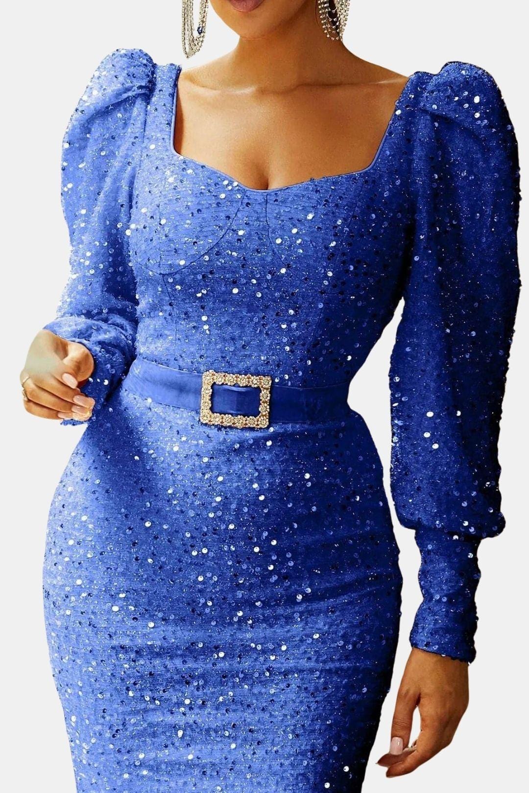 Aveline | Sweetheart Sequin Mermaid Evening Dress