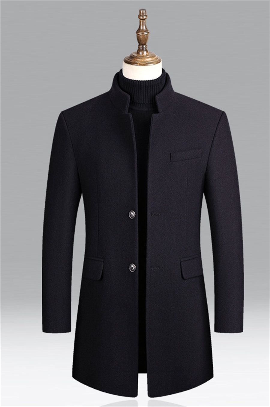 Corvin | Men’s Slim-Fit Wool Coat