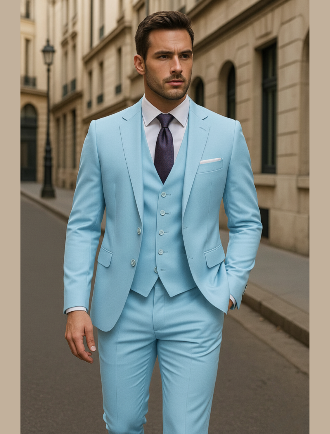 Carmonte | Men’s Three-Piece Formal Suit