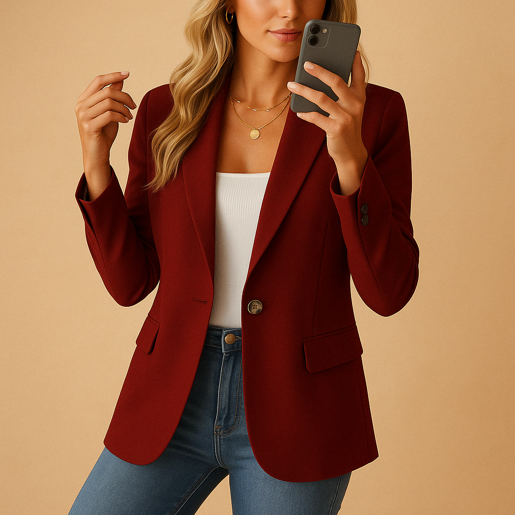Elira | Women’s Fitted Blazer with Tailored Stretch Design