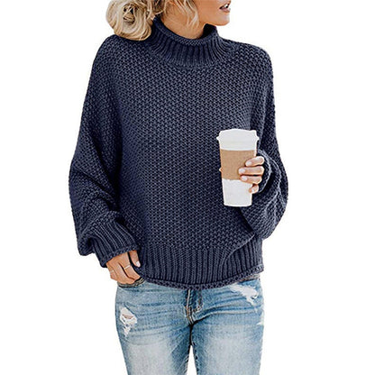 Eirwen | Women’s Oversized Chunky Knit Turtleneck Jumper