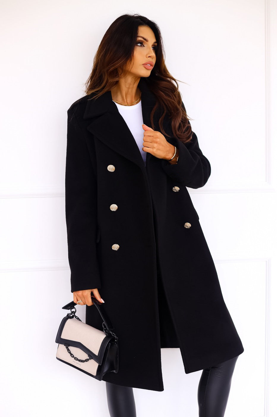 Valenra | Women’s Elegant Double-Breasted Wool Trench Coat