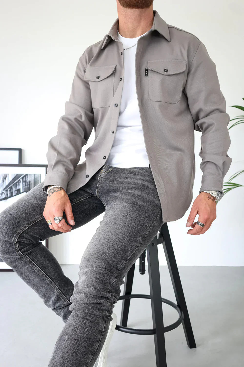 Rowan | Men’s Casual Layering Overshirt