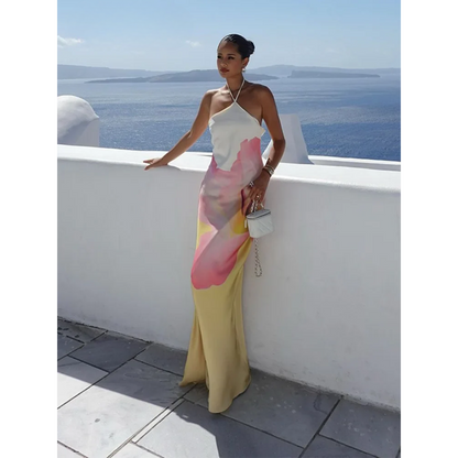 Florentia | Women’s Floral One-Shoulder Maxi Dress