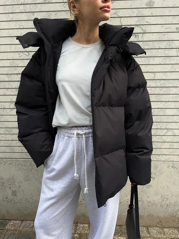 Novara | Women’s Oversized High-Collar Quilted Puffer Jacket