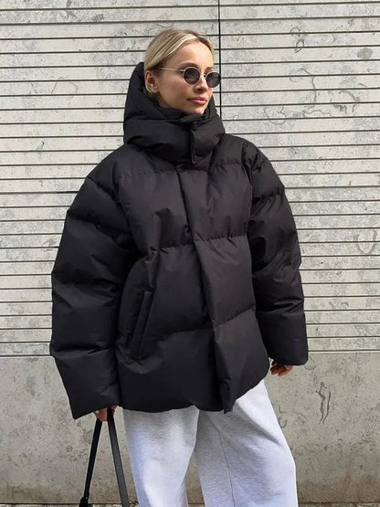 Novara | Women’s Oversized High-Collar Quilted Puffer Jacket