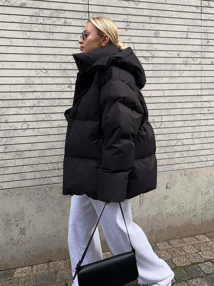Novara | Women’s Oversized High-Collar Quilted Puffer Jacket