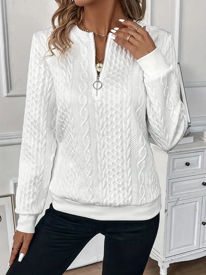Elaria | Women’s Zip-Neck Knit Sweater