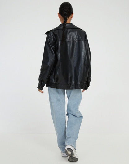 Marrowe | Women’s Relaxed Leather Jacket