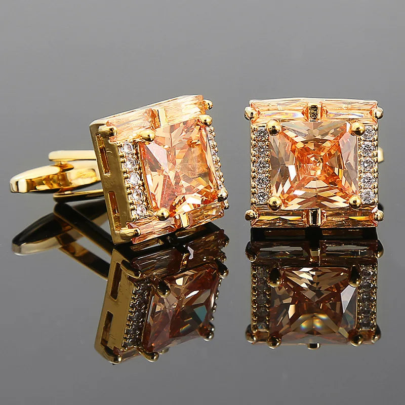 Aurelius | Crystal-Inspired Cufflinks for Men