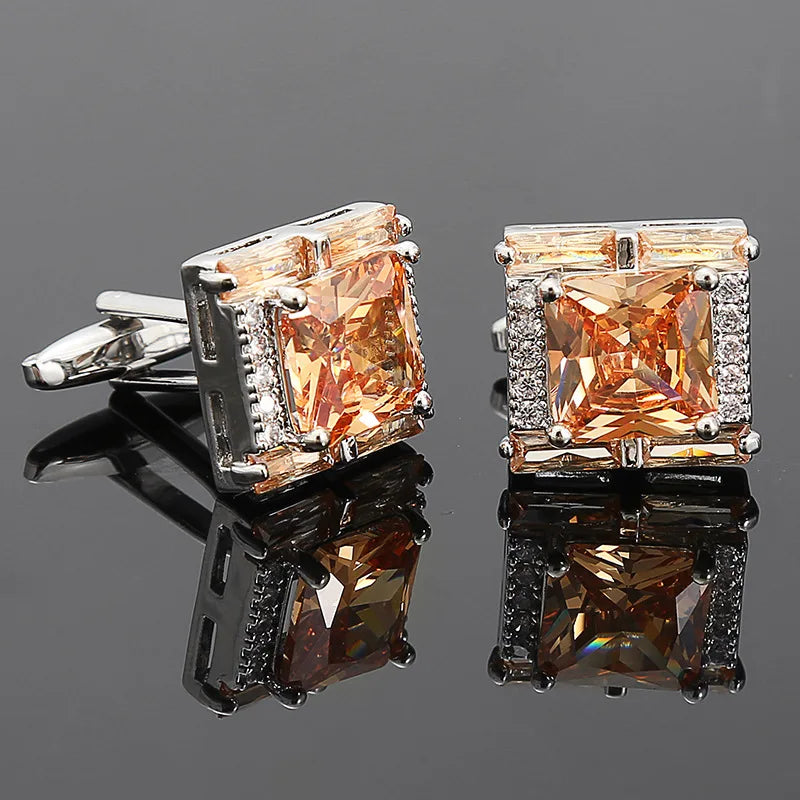 Aurelius | Crystal-Inspired Cufflinks for Men