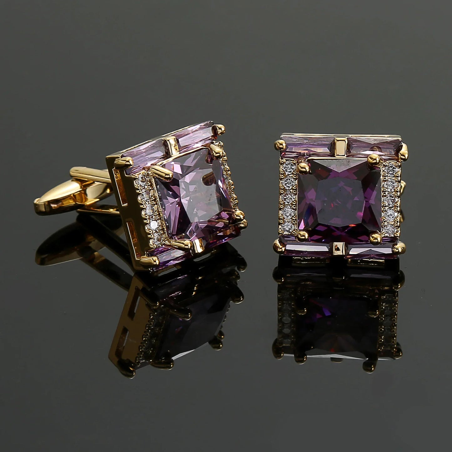 Aurelius | Crystal-Inspired Cufflinks for Men