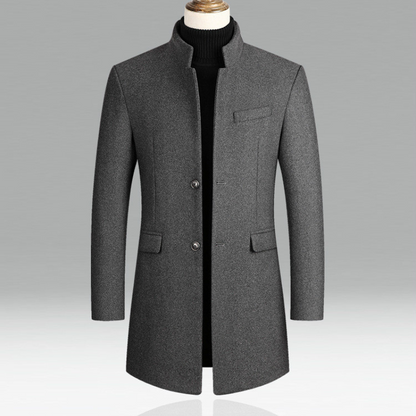 Corvin | Men’s Slim-Fit Wool Coat