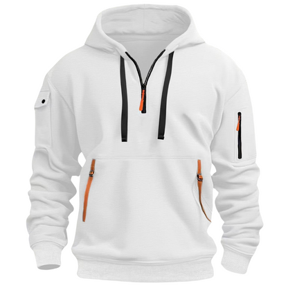 Orvane | Men’s Urban Utility Hoodie with Half-Zip Design