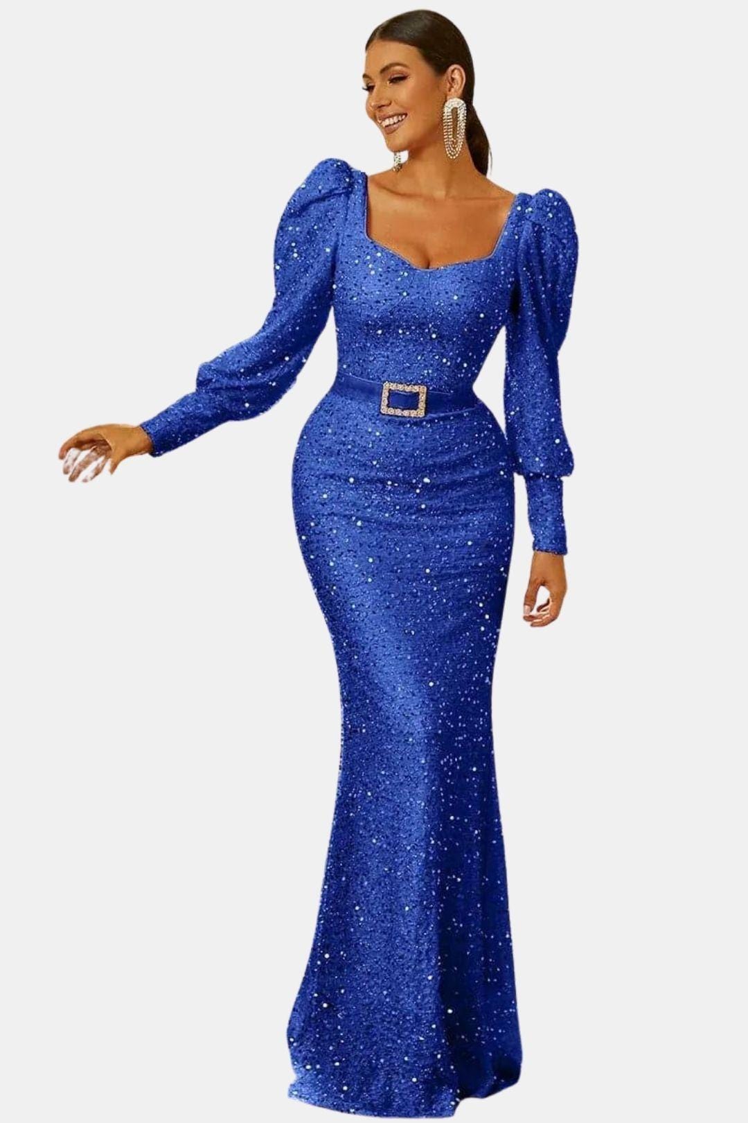 Aveline | Sweetheart Sequin Mermaid Evening Dress