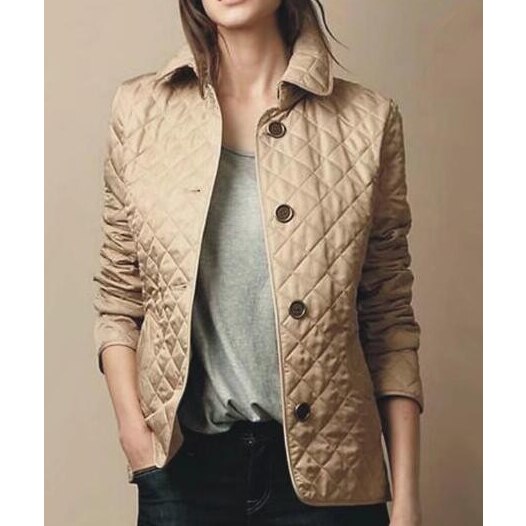 Eirene | Women’s Diamond Quilted Casual Jacket