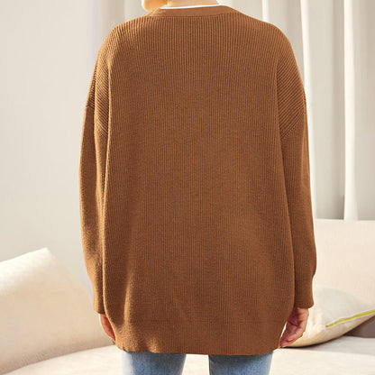 Averin | Women’s Oversized Ribbed Button Cardigan