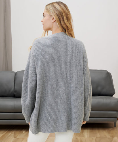 Averin | Women’s Oversized Ribbed Button Cardigan