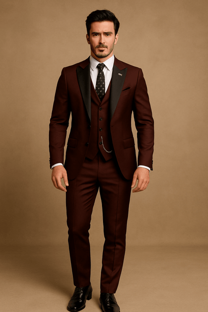 Eldric | Men’s 3-Piece Slim Fit Suit