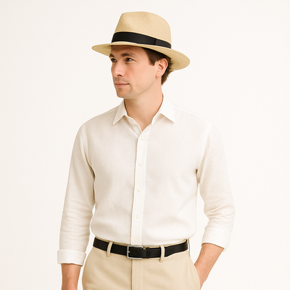 Ravello | Men’s Handmade Panama Hat for Timeless Summer Style