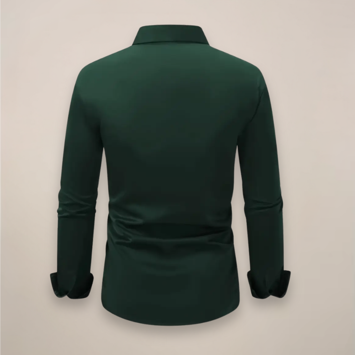 Norwyn | Men’s Long-Sleeve Shirt with Classic Notched Collar