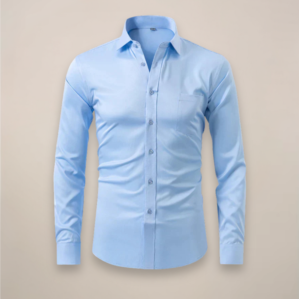 Clarion | Men’s Long-Sleeved Shirt with Wrinkle-Free Structured Fit
