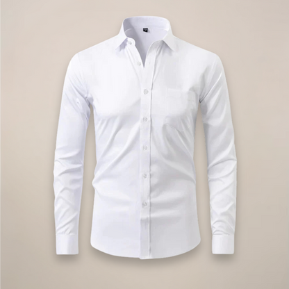 Clarion | Men’s Long-Sleeved Shirt with Wrinkle-Free Structured Fit