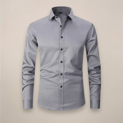 Clarion | Men’s Long-Sleeved Shirt with Wrinkle-Free Structured Fit