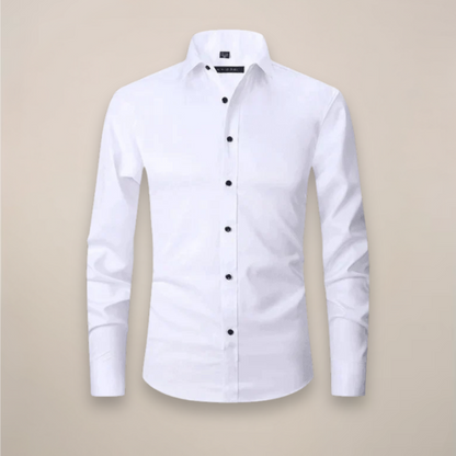 Clarion | Men’s Long-Sleeved Shirt with Wrinkle-Free Structured Fit