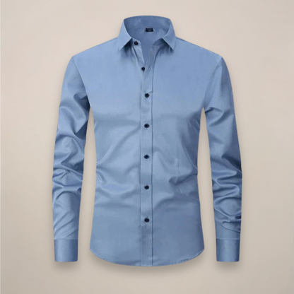 Clarion | Men’s Long-Sleeved Shirt with Wrinkle-Free Structured Fit