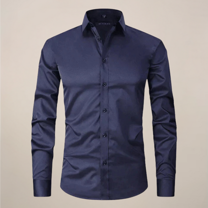 Clarion | Men’s Long-Sleeved Shirt with Wrinkle-Free Structured Fit