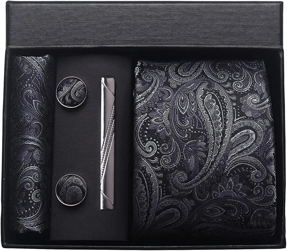 Arvello | Men’s Paisley Tie Gift Set
