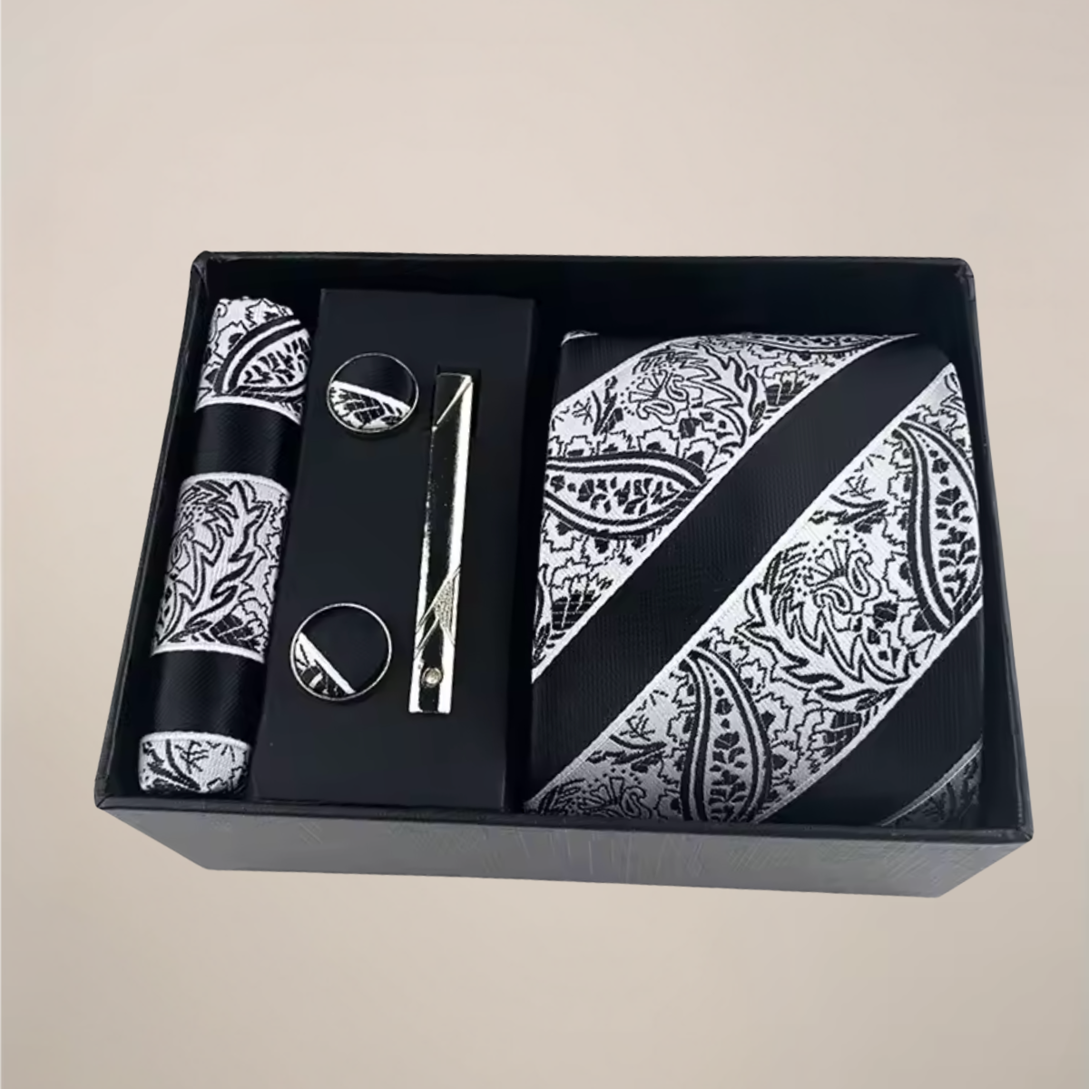 Arvello | Men’s Paisley Tie Gift Set