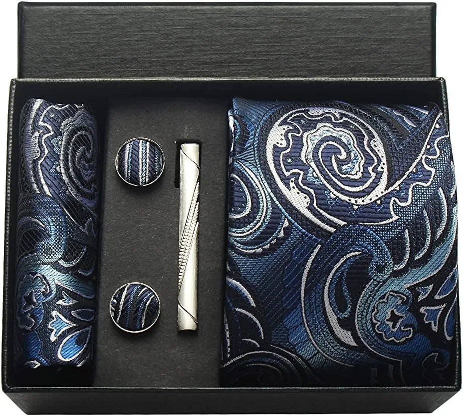 Arvello | Men’s Paisley Tie Gift Set