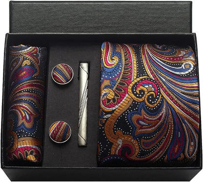 Arvello | Men’s Paisley Tie Gift Set