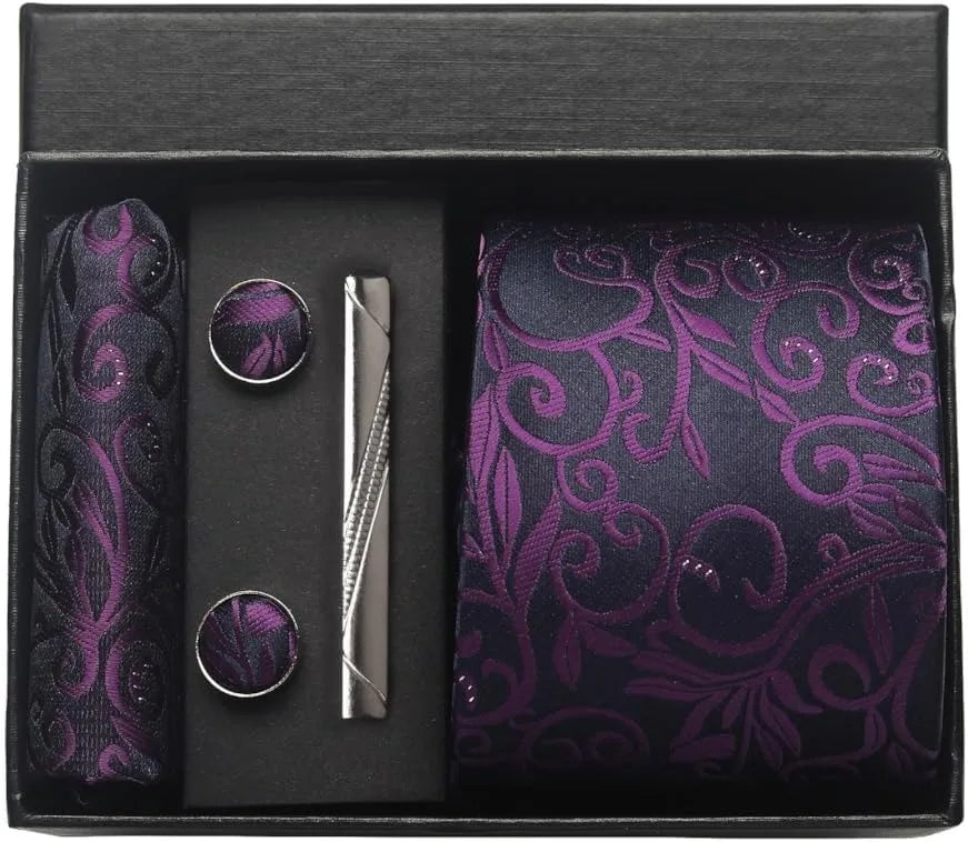 Arvello | Men’s Paisley Tie Gift Set