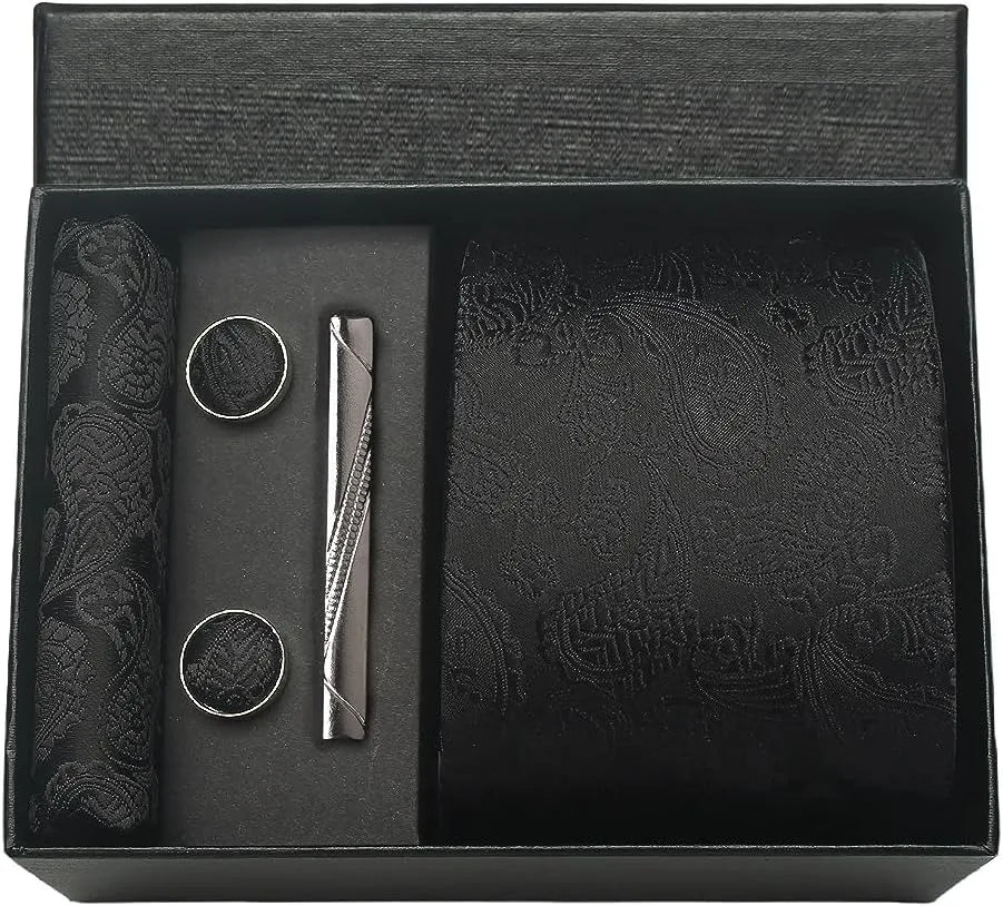 Arvello | Men’s Paisley Tie Gift Set