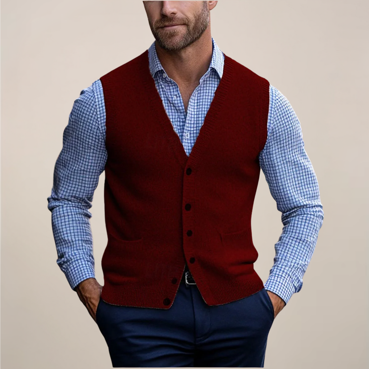 Elbridge | Men’s Sleeveless Vest Sweater