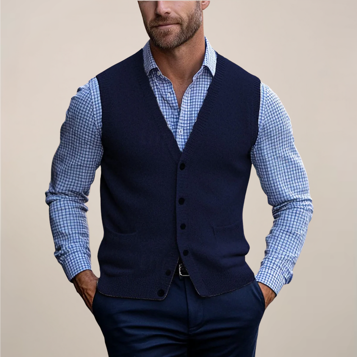 Elbridge | Men’s Sleeveless Vest Sweater