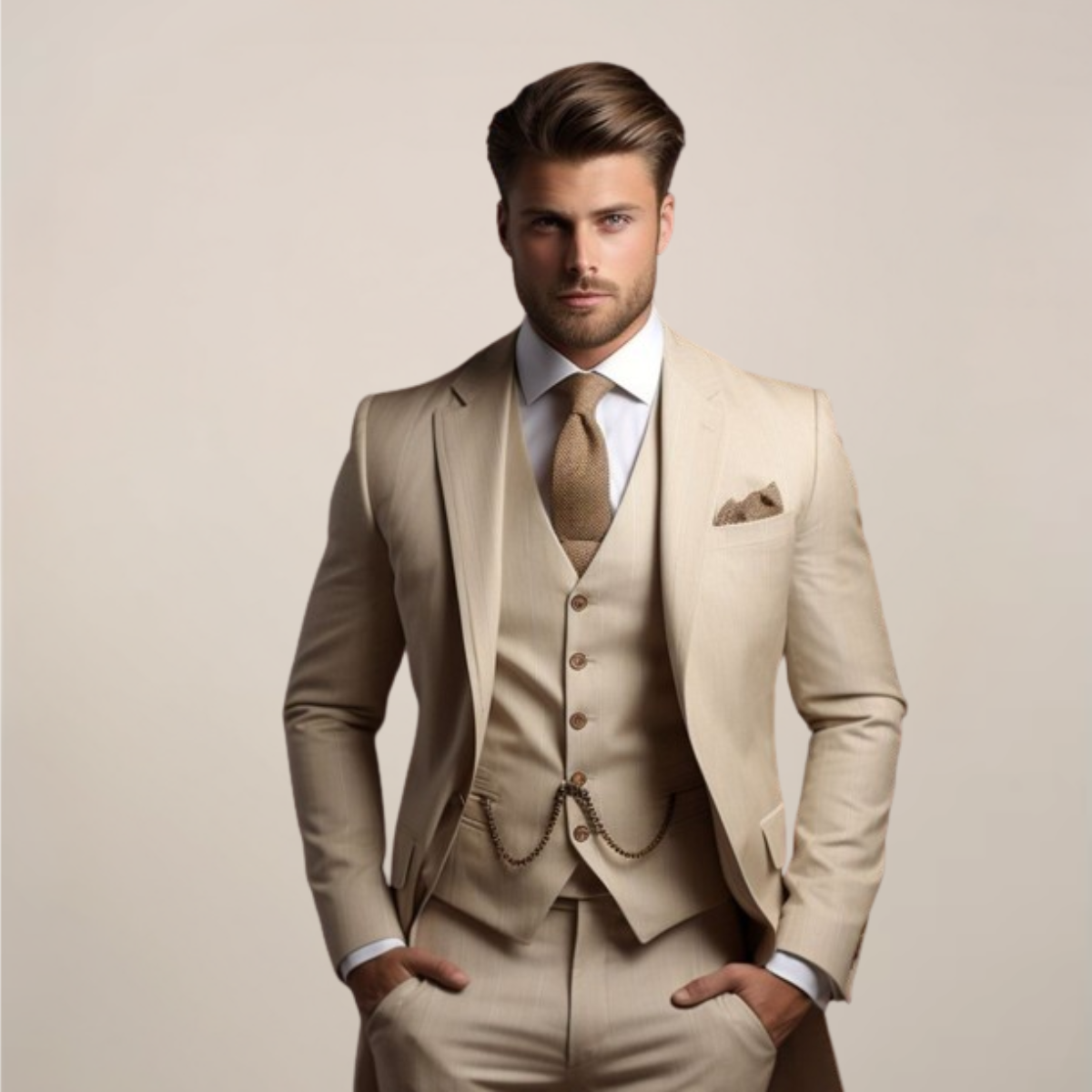 Ormond | Men’s Three-Piece Slim Fit Wedding Suit