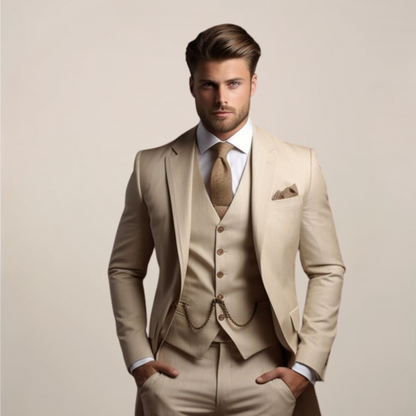 Ormond | Men’s Three-Piece Slim Fit Wedding Suit