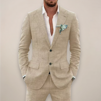 Solvane | Men’s Two-Piece Linen Suit