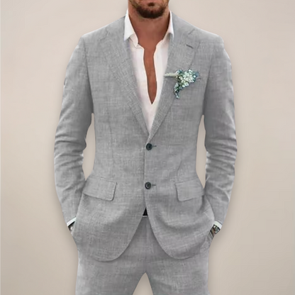 Solvane | Men’s Two-Piece Linen Suit