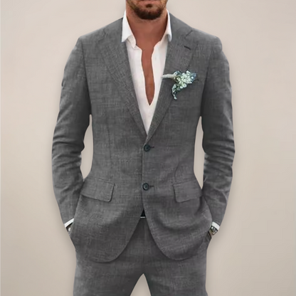 Solvane | Men’s Two-Piece Linen Suit