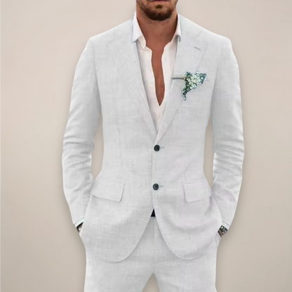 Solvane | Men’s Two-Piece Linen Suit