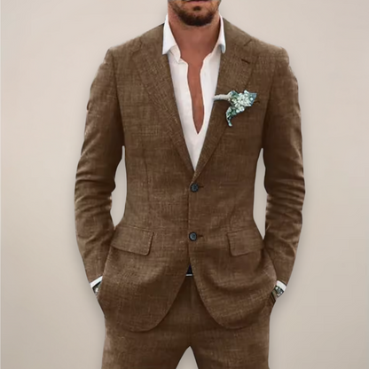 Solvane | Men’s Two-Piece Linen Suit