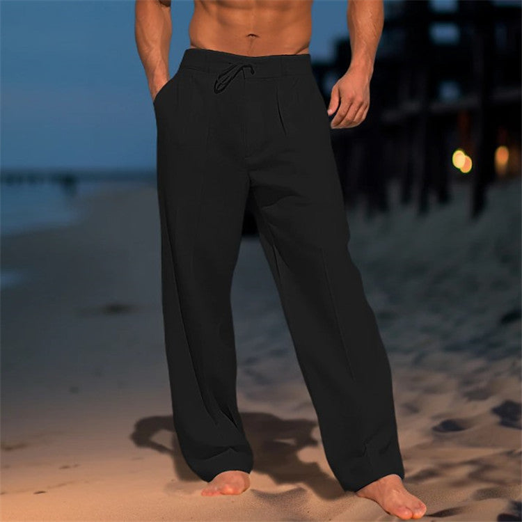 Elvyn | Men’s Relaxed Fit Drawstring Trousers