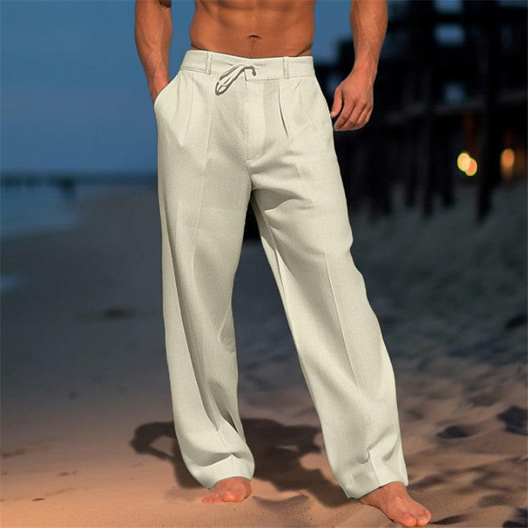 Elvyn | Men’s Relaxed Fit Drawstring Trousers
